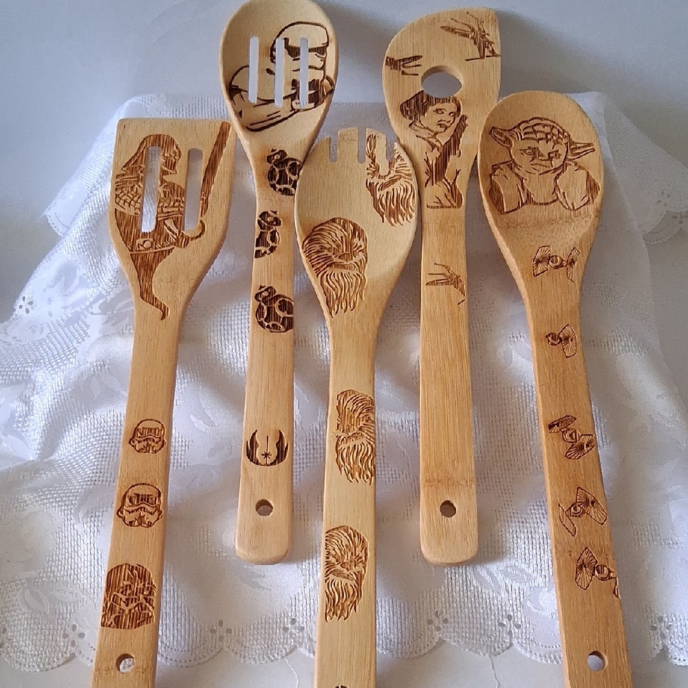 Star Wars Wooden Kitchen Spoons